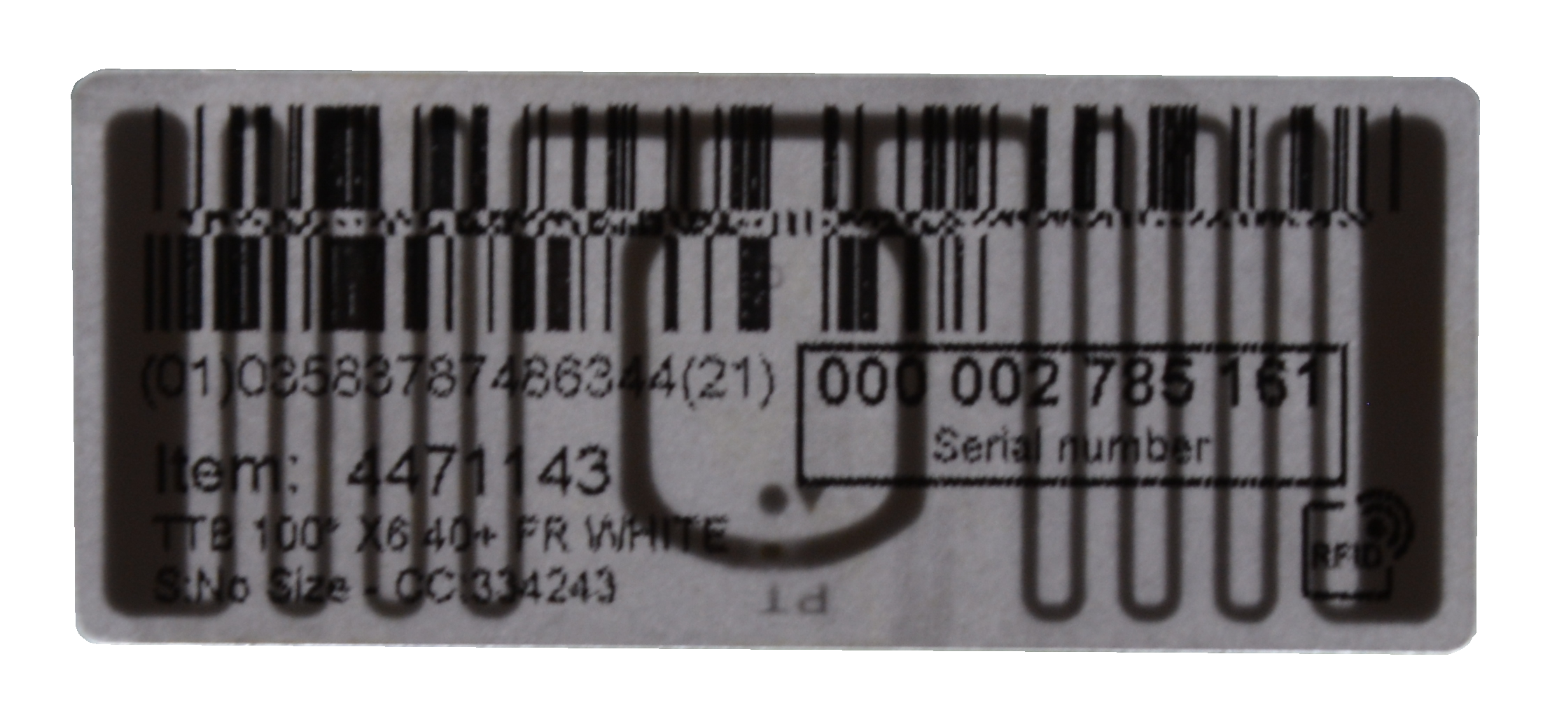 RFID tag in labels