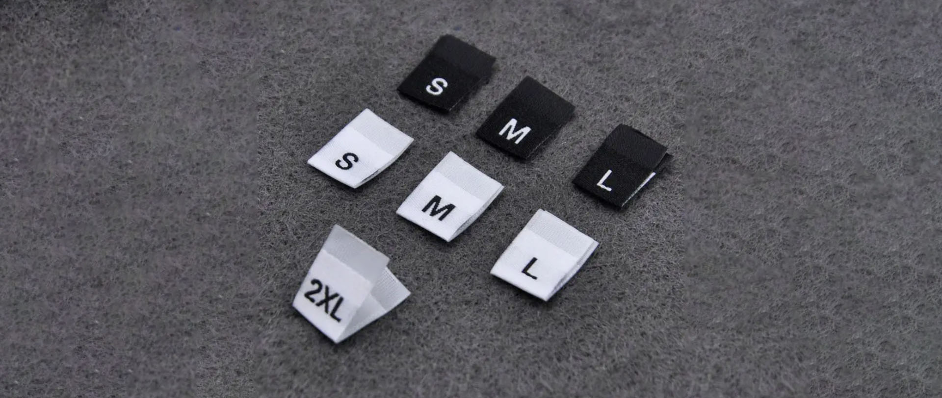 How to sew size labels on clothing