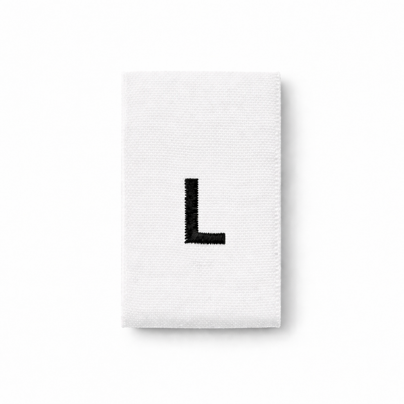 Premade Size Labels for Clothing