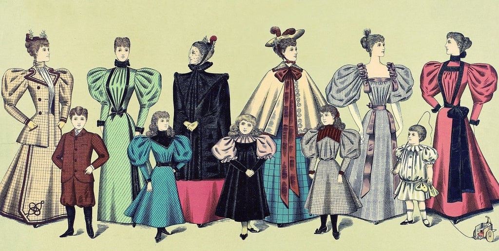 Vintage fashion labels history