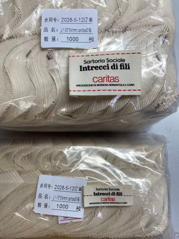 Custom clothing label by Labeloom