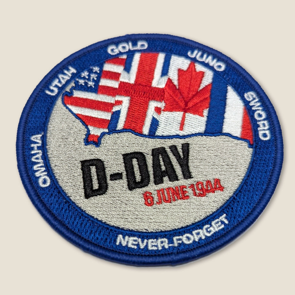 D-Day embroidered patch