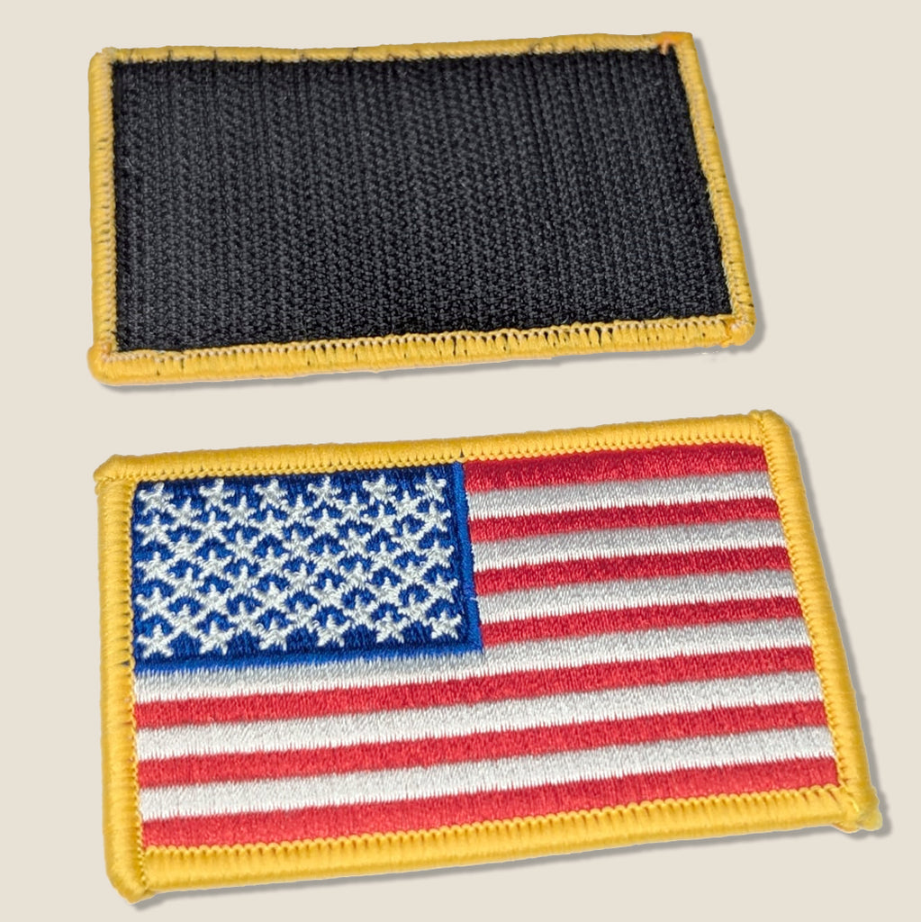 American flag embroidered patches