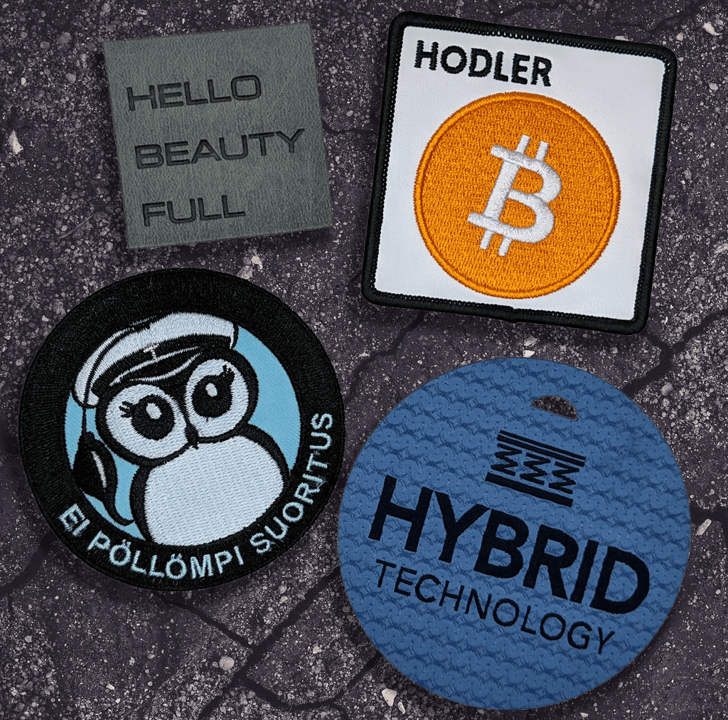 Custom woven and embroidered patches