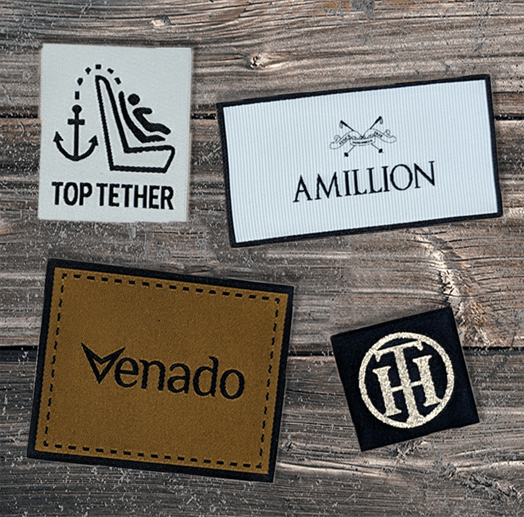 Woven Label Custom Logo Sewing, Clothing Labels Custom Tags