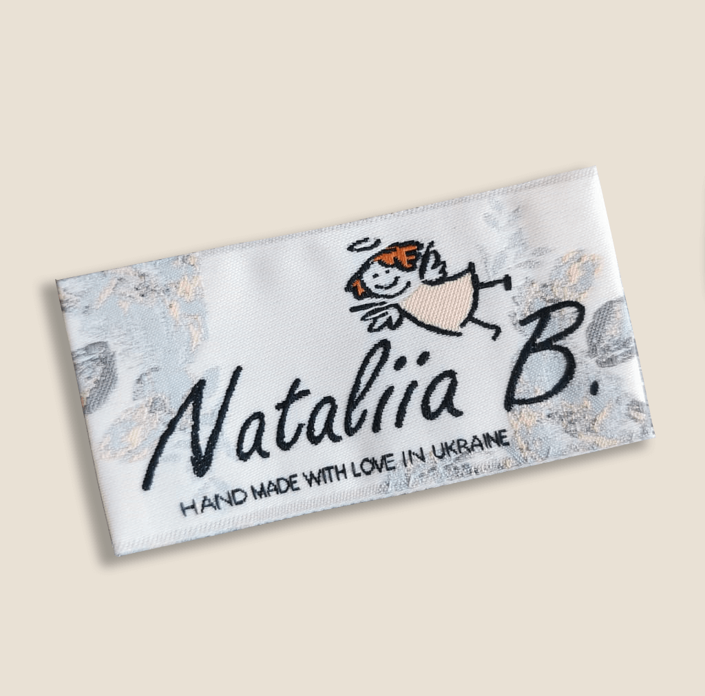 Created with Love Woven Fabric Label (10 Pack) for Bucilla Felt